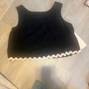 Midnight Sky Women's Black Blouse